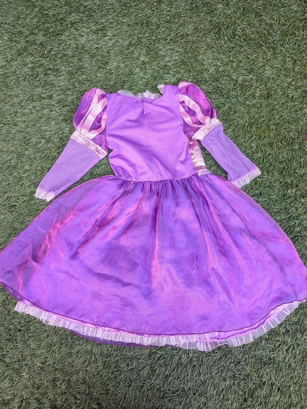 Disney Rapunzel Purple Princess Dress with Lace-Up Bodice - Picture 11 of 11
